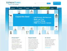 Tablet Screenshot of expresstubes.com